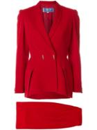Thierry Mugler Pre-owned Skirt Suit - Red
