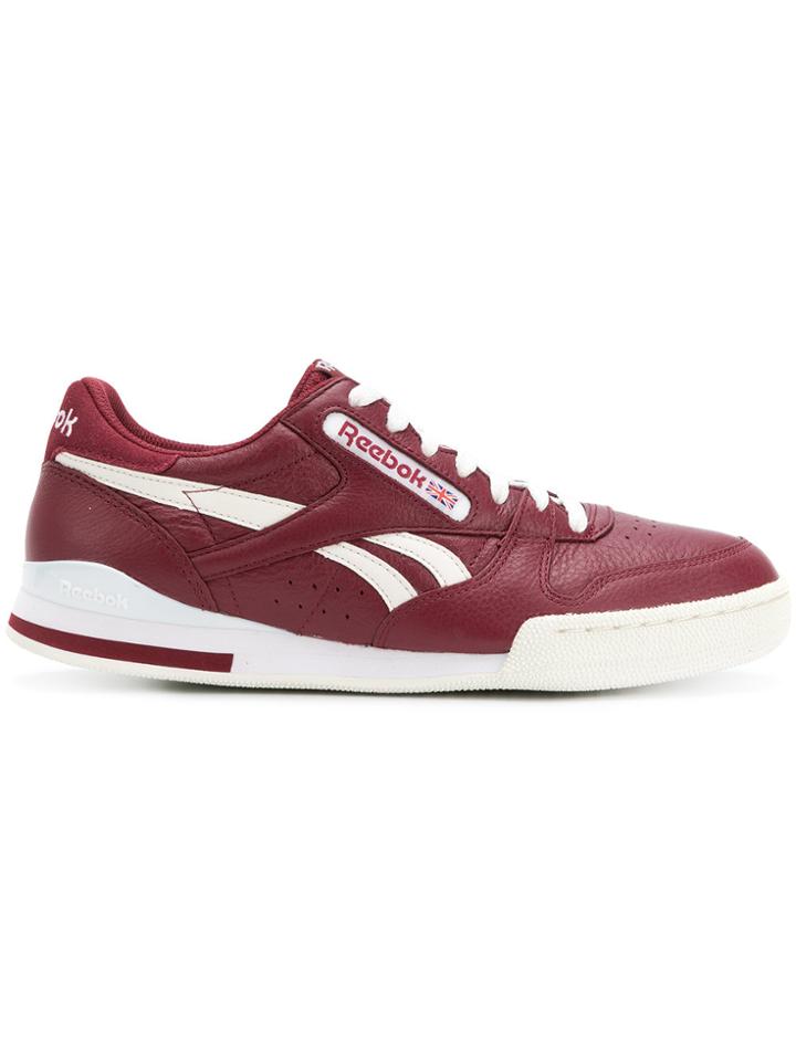 Reebok Lace-up Sneakers - Red