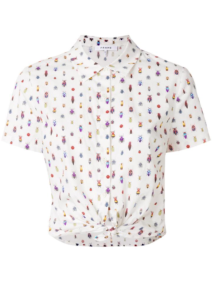 Frame Denim Printed Style Shirt - White