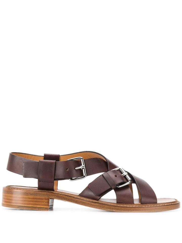 Church's Strappy Buckled Sandals - Brown