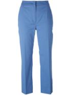 Sportmax Fagiani Pants, Women's, Size: 42, Blue, Cotton/spandex/elastane