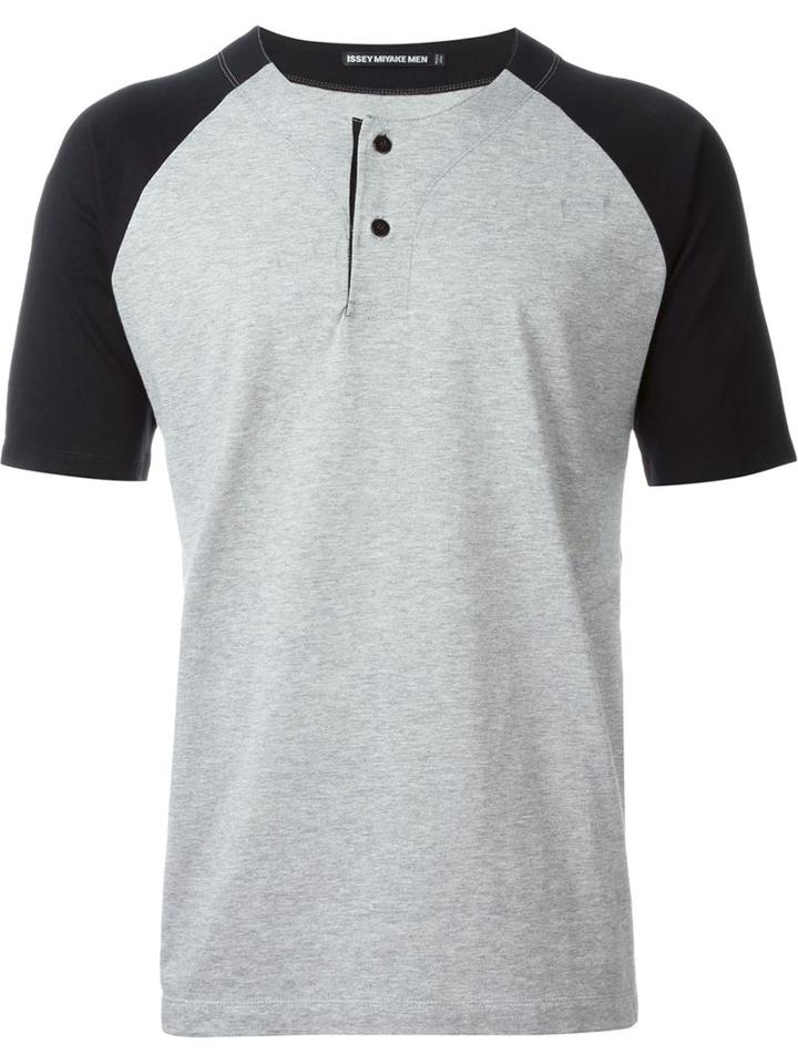 Issey Miyake Men Raglan Sleeve T-shirt