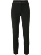 Blumarine Piped Skinny Trousers - Black