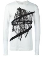 Helmut Lang Printed Longsleeved T-shirt - White