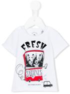 Burberry Kids - Fresh Sardines T-shirt - Kids - Cotton - 12 Mth, White