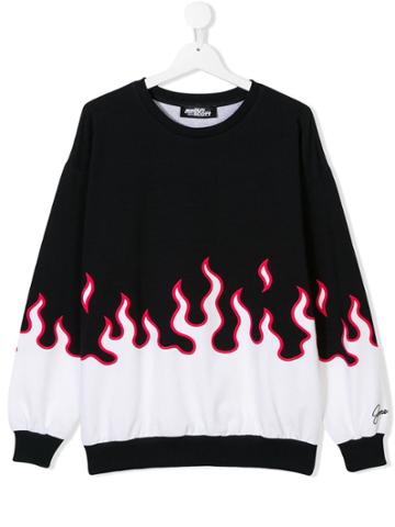 Jeremy Scott Junior Teen Flame Sweatshirt - Blue