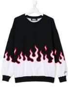 Jeremy Scott Junior Teen Flame Sweatshirt - Blue