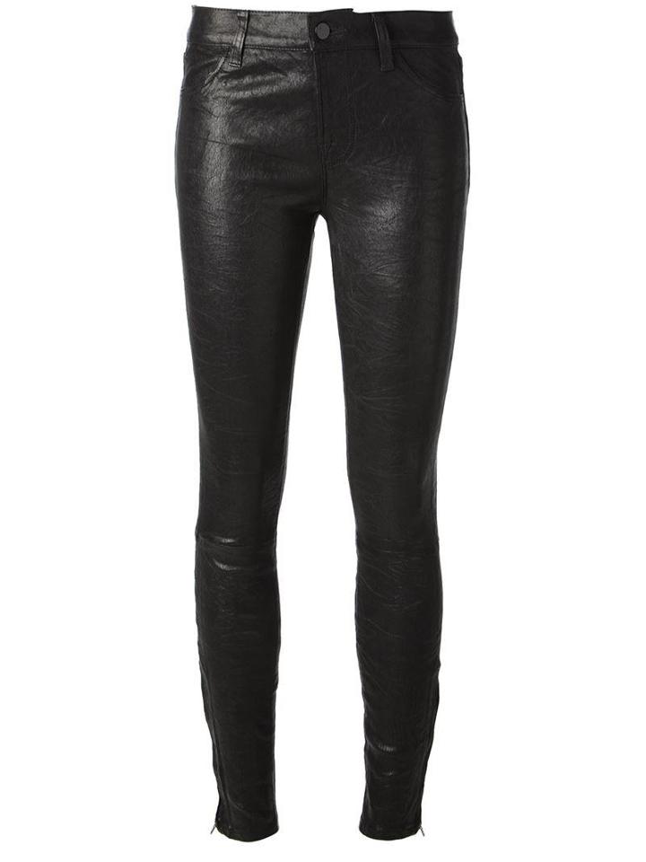 J Brand Lambskin Trousers