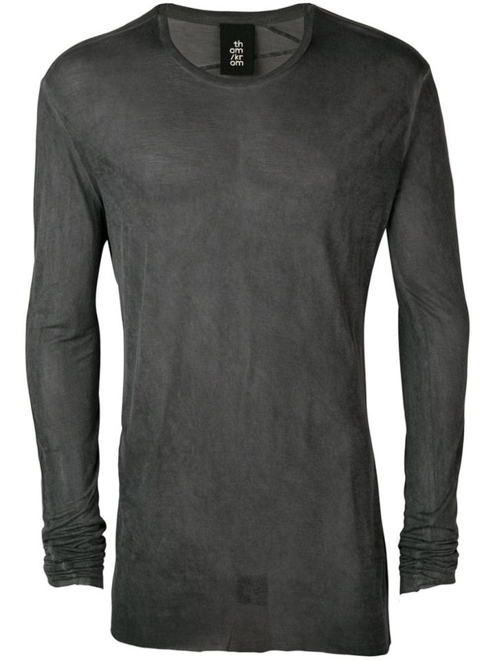 Thom Krom Thin Sweatshirt - Grey