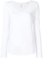 Closed Long Sleeve Sweatshirt - White