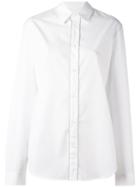 Maison Margiela Classic Long Sleeve Shirt, Men's, Size: 44, White, Cotton