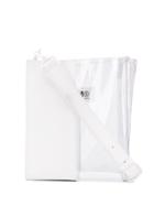 Mm6 Maison Margiela Clear Panel Mini Bag - White
