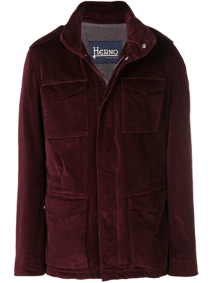 Herno Multi-pocket Jacket - Purple