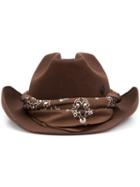 Maison Michel Bandana Detail Hat