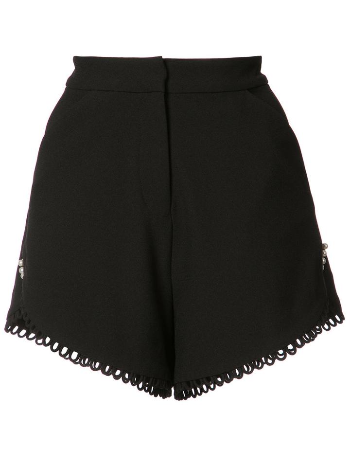 Zac Zac Posen 'marilyn' Shorts, Women's, Size: 2, Black, Spandex/elastane/polyester