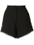 Zac Zac Posen 'marilyn' Shorts, Women's, Size: 2, Black, Spandex/elastane/polyester