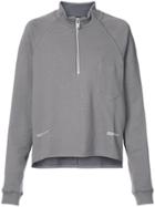 Siki Im Zipped Neck Sweatshirt - Grey