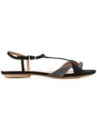 Chie Mihara Two-tone Sandals - Black