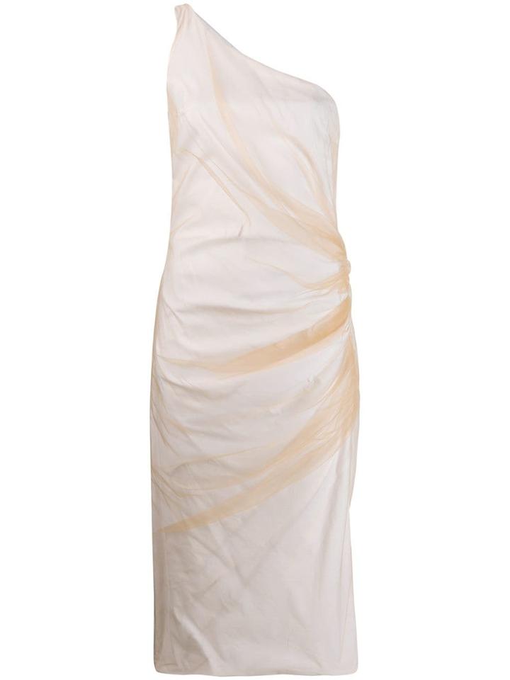Federica Tosi Gathered Dress - Neutrals