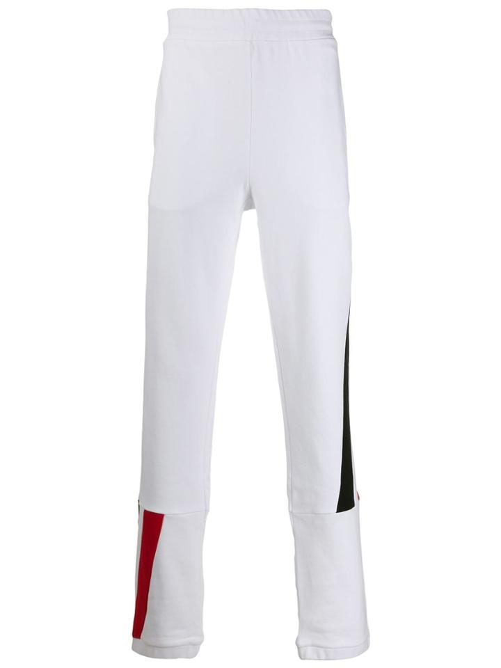 Moncler Abstract Print Track Pants - White