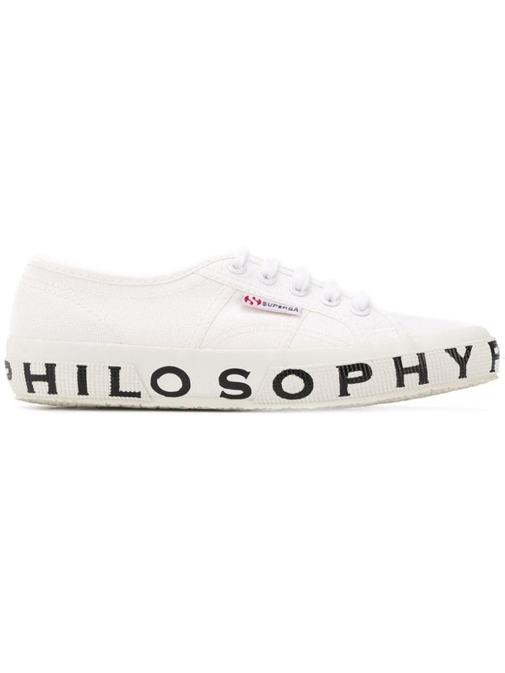 Philosophy Di Lorenzo Serafini Philosophy X Superga Trainers - White