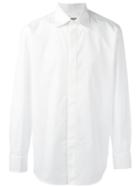 Canali Classic Shirt, Men's, Size: 40, White, Cotton