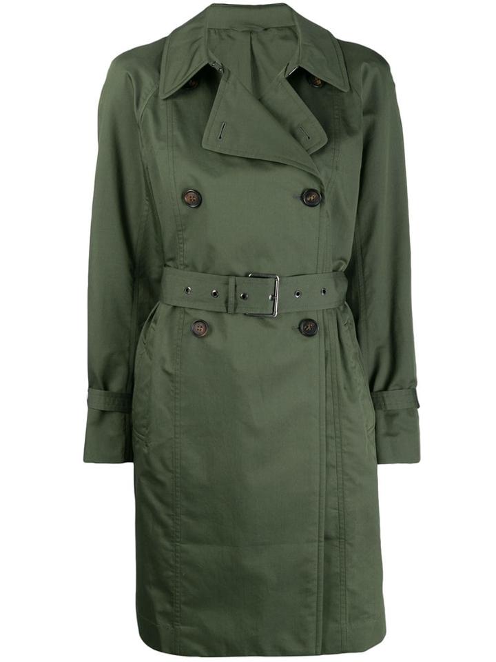 Brunello Cucinelli Belted Short Trenchcoat - Green