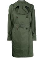 Brunello Cucinelli Belted Short Trenchcoat - Green