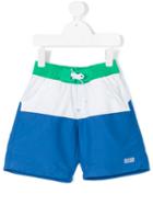 Boss Hugo Boss - Colour Block Swim Shorts - Kids - Polyester - 4 Yrs, Toddler Boy's, Blue