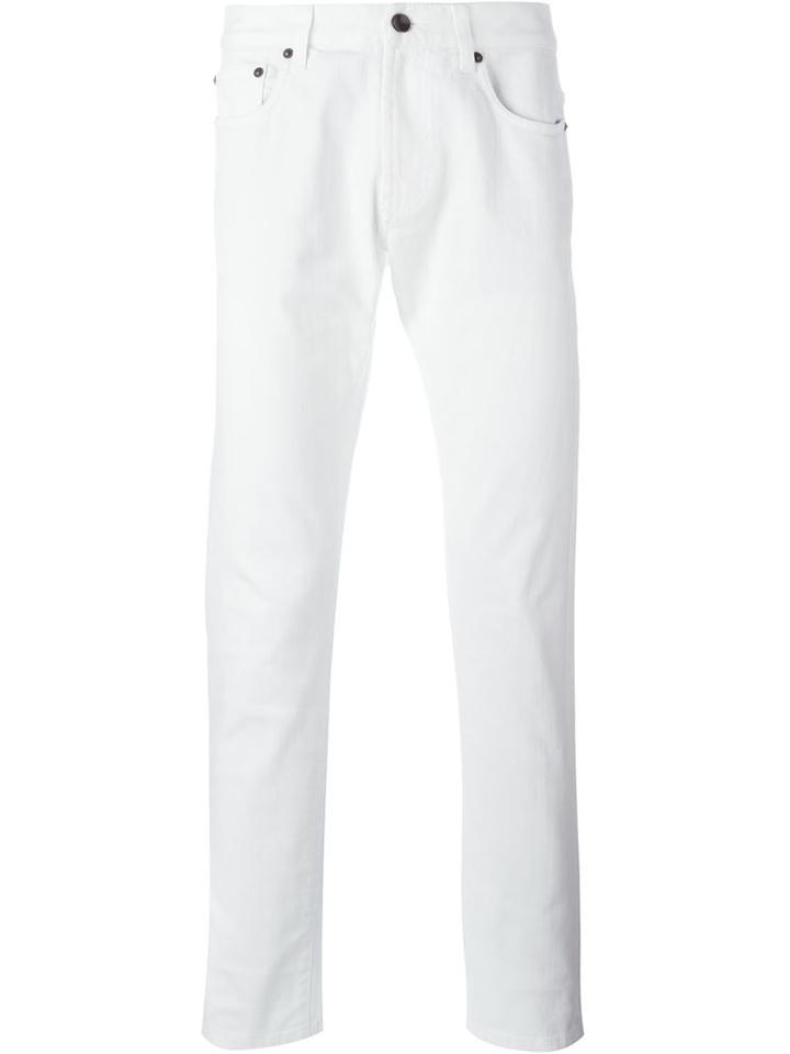 Giorgio Armani Straight Leg Jeans, Men's, Size: 34, Cotton/spandex/elastane
