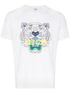 Kenzo Tiger Logo Print T-shirt - White