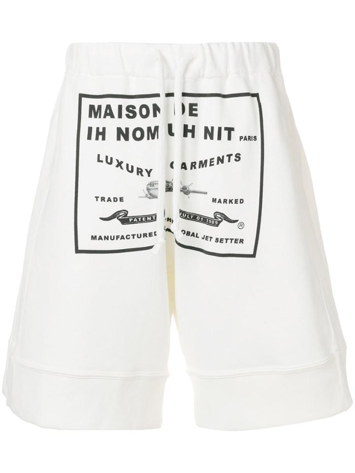 Ih Nom Uh Nit Bermuda Shorts - White