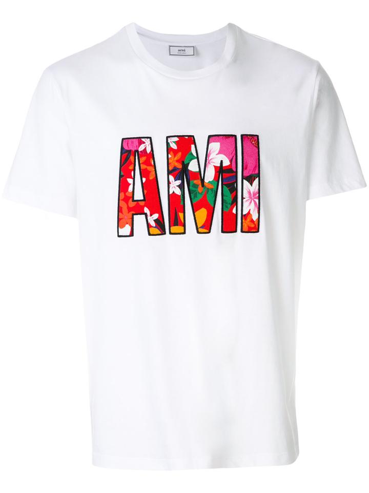 Ami Alexandre Mattiussi Logo T-shirt - White
