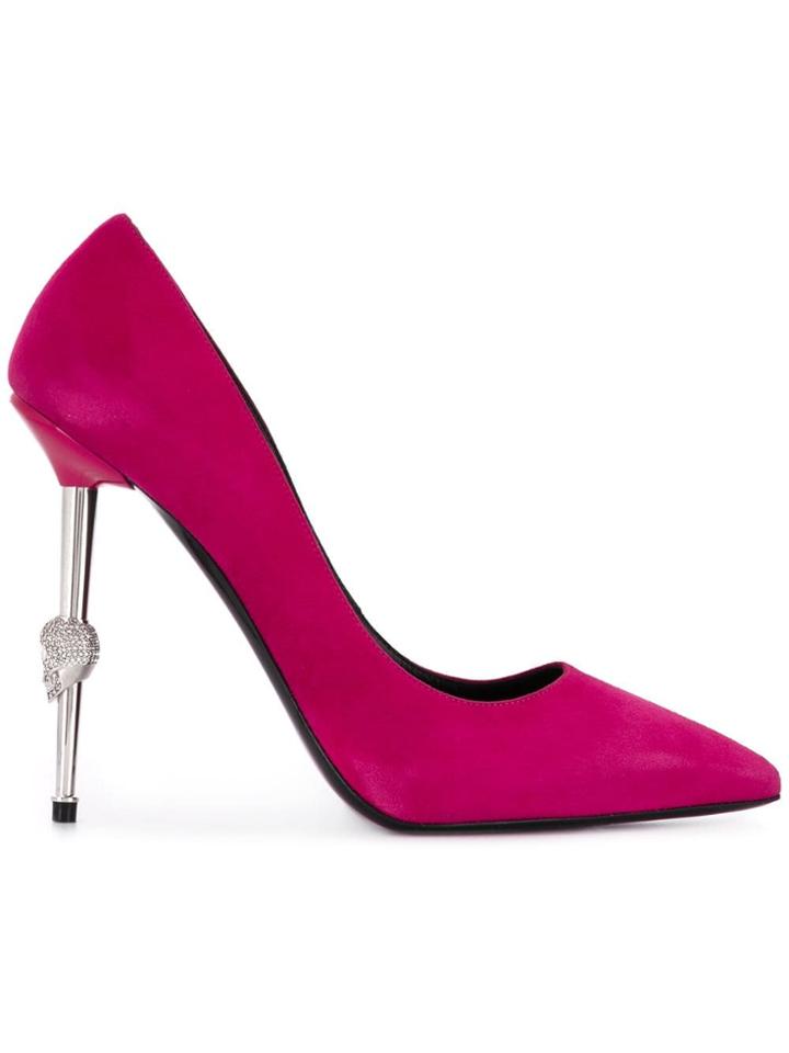 Philipp Plein Decollete Pointed Pumps - Pink