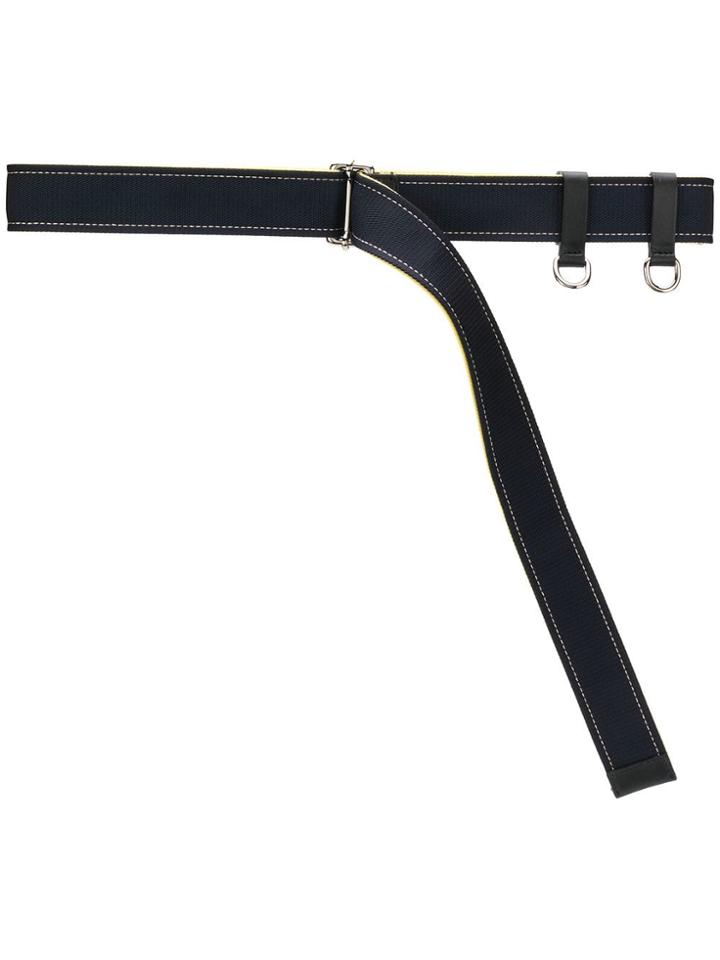 Marni Stitch Detail Belt - Blue
