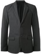 Ami Alexandre Mattiussi - Lined 2 Button Jacket - Men - Viscose/virgin Wool - 46, Grey, Viscose/virgin Wool