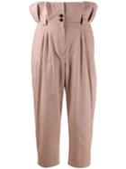 Dolce & Gabbana Pleated Waist Trousers - Pink