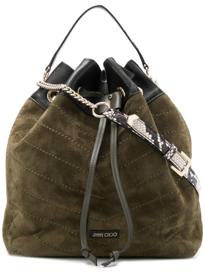 Jimmy Choo Juno Bucket Bag - Green