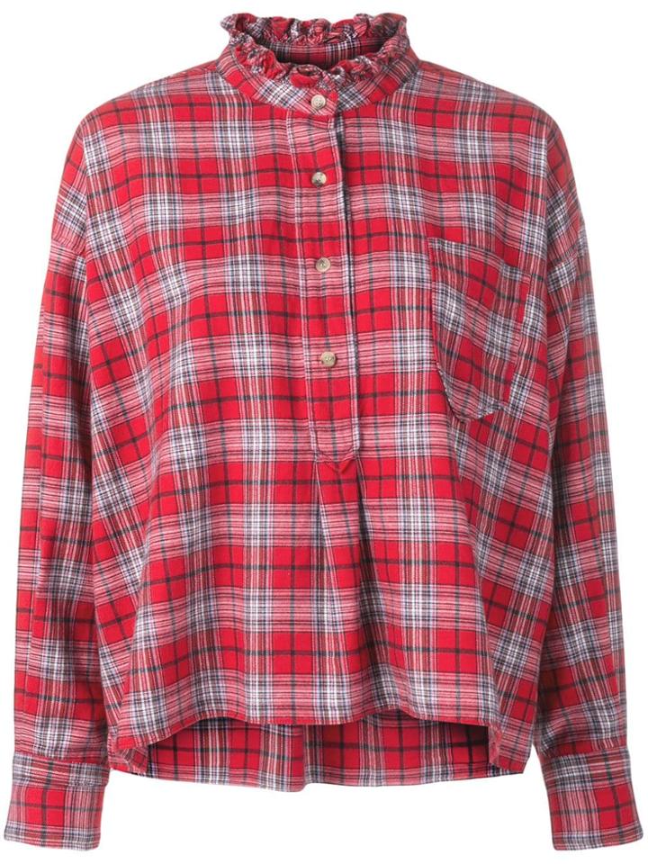 Isabel Marant Étoile Classic Plaid Shirt - Red