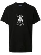 Bornxraised Boardwalk Shark Logo Print T-shirt - Black