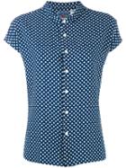 Blue Blue Japan - Polka Dot Shirt - Women - Linen/flax/rayon - M, Linen/flax/rayon