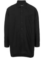 Casey Casey Oversized Long Sleeved Classic Shirt - Black