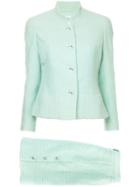 Chanel Vintage Tweed Skirt Suit - Green