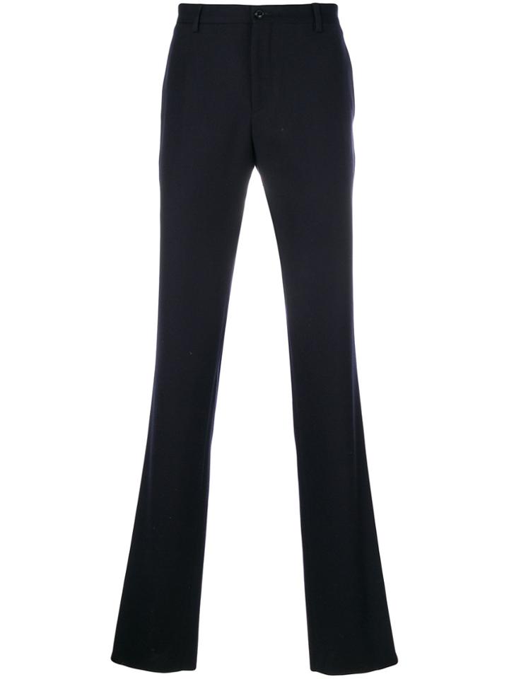 Giorgio Armani Classic Tailored Trousers - Blue