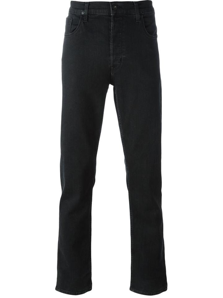 Hudson Tapered Regular Trousers, Men's, Size: 30, Black, Cotton/polyester/spandex/elastane