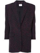 Magda Butrym Spotted Oversized Blazer - Black