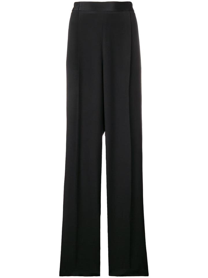 Stella Mccartney High-waist Flared Trousers - Black