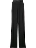 Stella Mccartney High-waist Flared Trousers - Black