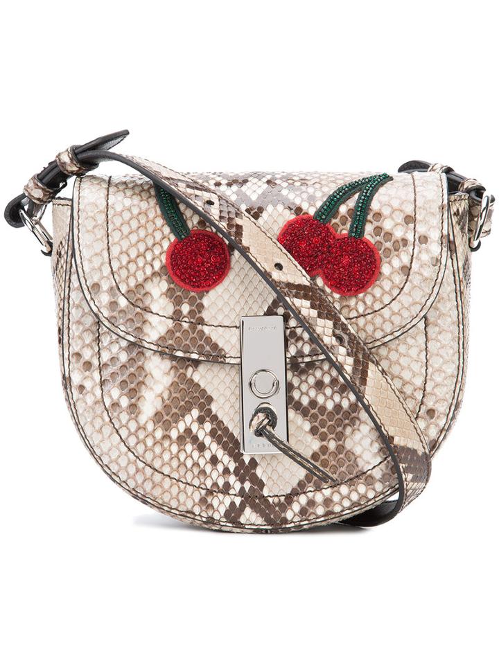 Altuzarra - Snakeskin Effect Shoulder Bag - Women - Leather/python Skin - One Size, Nude/neutrals, Leather/python Skin