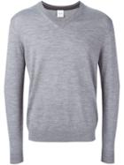 Paul Smith V-neck Sweater, Men's, Size: Medium, Grey, Merino